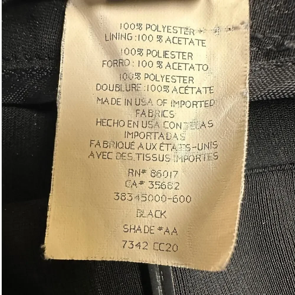 Bebe Women's Black Flared High Rise Pockets Trouser Dress Pants Size 10 Y2K - Picture 4 of 11